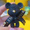 Cartoon Style Cute Letter Bear Bow Knot Resin Metal Unisex Bag Pendant Keychain