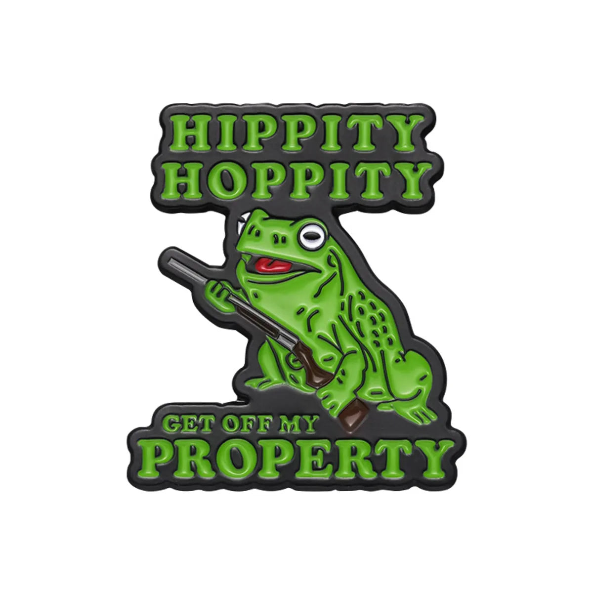 Cartoon Style Cute Letter Frog Alloy Plating Unisex Brooches