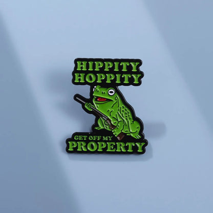 Cartoon Style Cute Letter Frog Alloy Plating Unisex Brooches