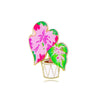 Cartoon Style Cute Pastoral Leaves Plant Alloy Enamel Plating Unisex Brooches