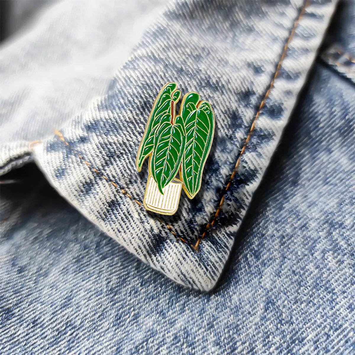 Cartoon Style Cute Pastoral Leaves Plant Alloy Enamel Plating Unisex Brooches