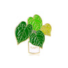 Cartoon Style Cute Pastoral Leaves Plant Alloy Enamel Plating Unisex Brooches