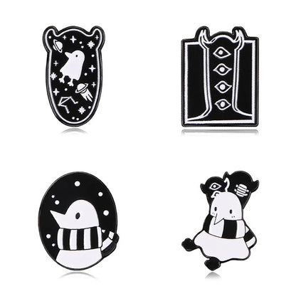 Cartoon Style Cute Snowman Alloy Enamel Plating Unisex Brooches Collar Pin