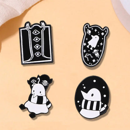 Cartoon Style Cute Snowman Alloy Enamel Plating Unisex Brooches Collar Pin