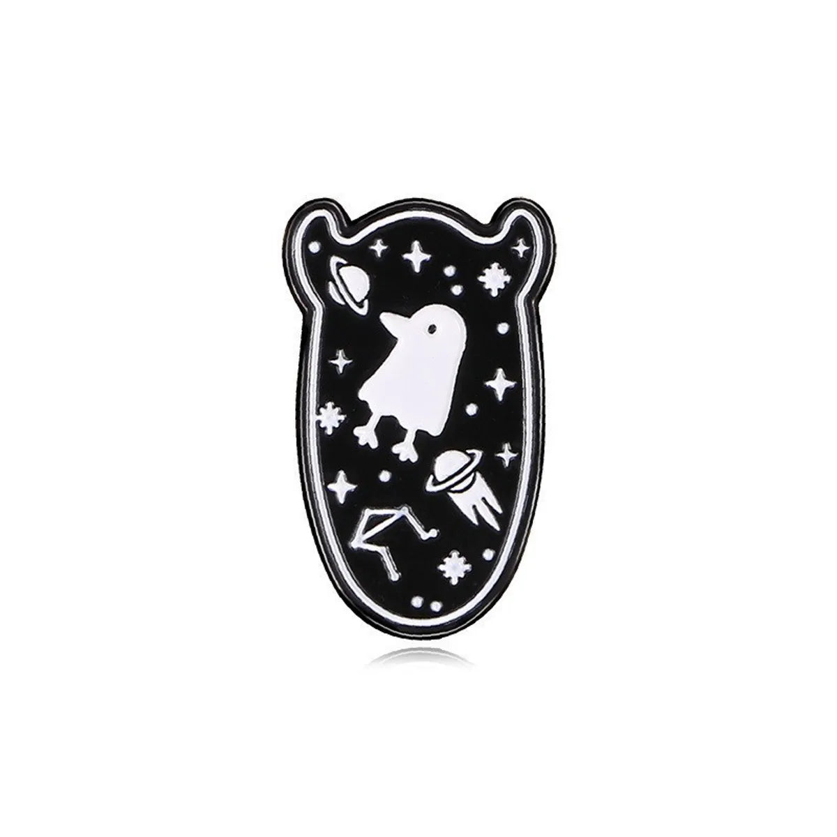 Cartoon Style Cute Snowman Alloy Enamel Plating Unisex Brooches Collar Pin