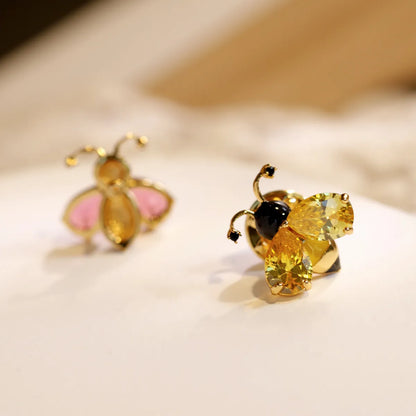 Cartoon Style Cute Sweet Bee Copper Copper Women'S Brooches 1 Piece