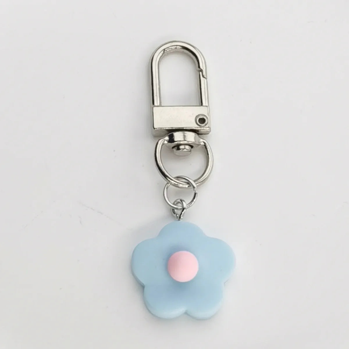 Cartoon Style Cute Sweet Flower Alloy Bag Pendant Keychain