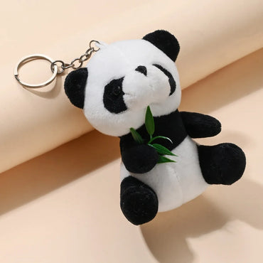 Cartoon Style Cute Sweet Panda Alloy Alloy Bag Pendant Keychain