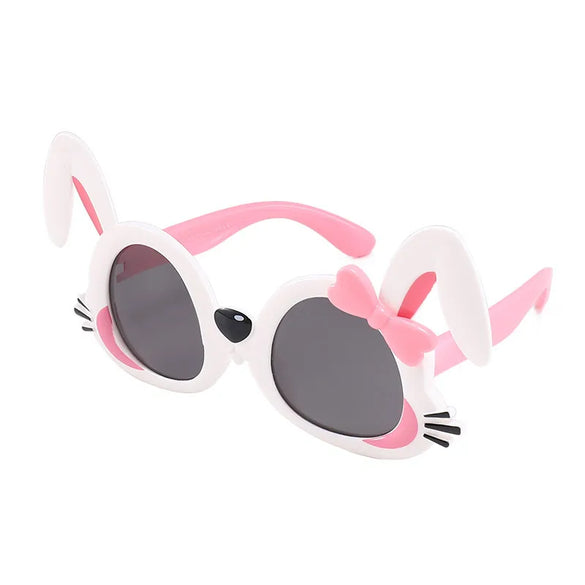 Cartoon Style Cute Sweet Rabbit Panda Pc Special-Shaped Mirror Full Frame Kids Sunglasses