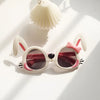 Cartoon Style Cute Sweet Rabbit Panda Pc Special-Shaped Mirror Full Frame Kids Sunglasses