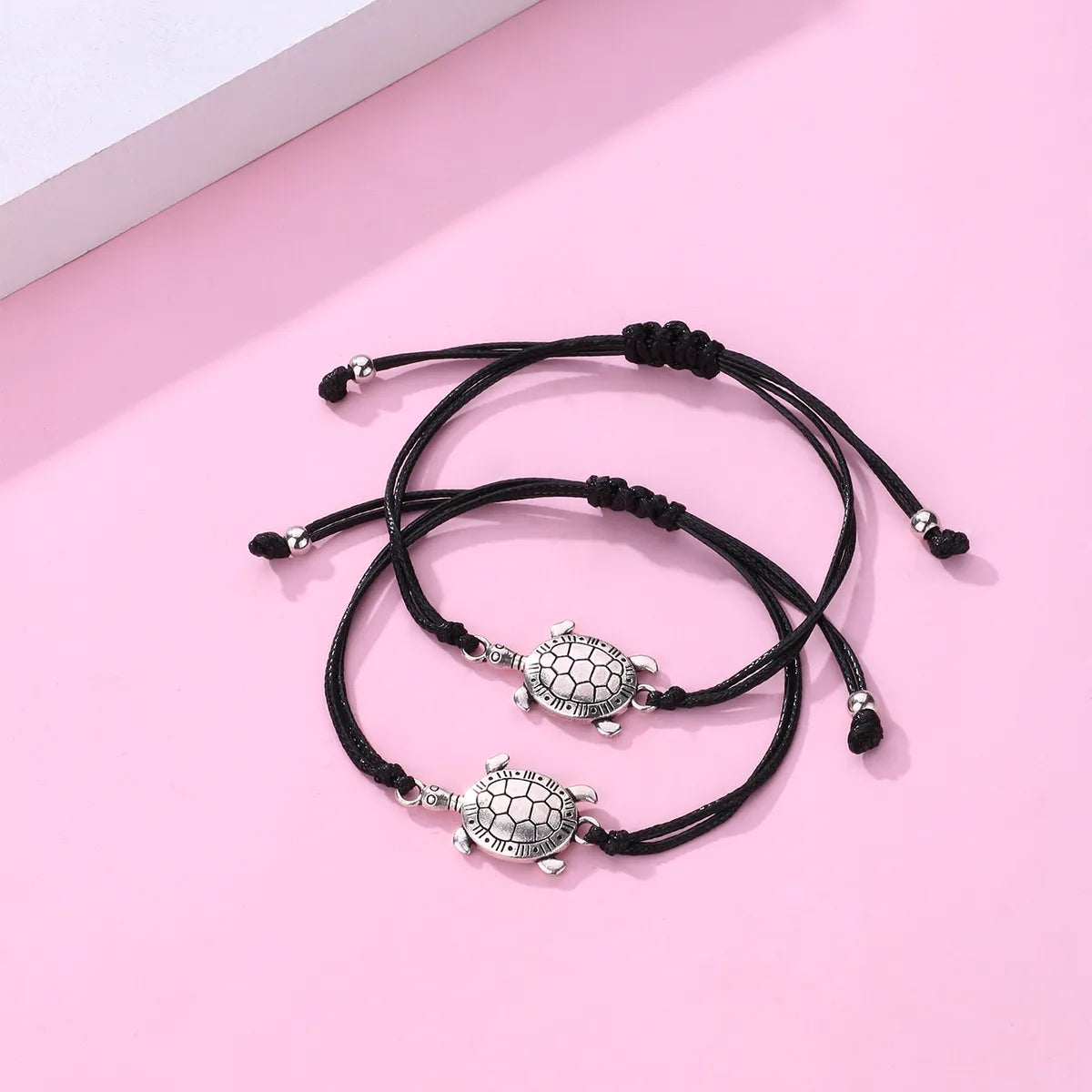 Cartoon Style Cute Tortoise Alloy Rope Handmade Kid'S Bracelets