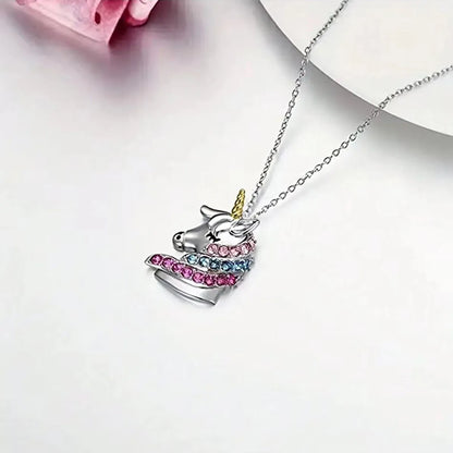 Cartoon Style Cute  Rhinestones Alloy Wholesale Pendant Necklace