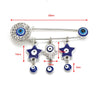 Cartoon Style Devil'S Eye Alloy Inlay Rhinestones Women'S Brooches