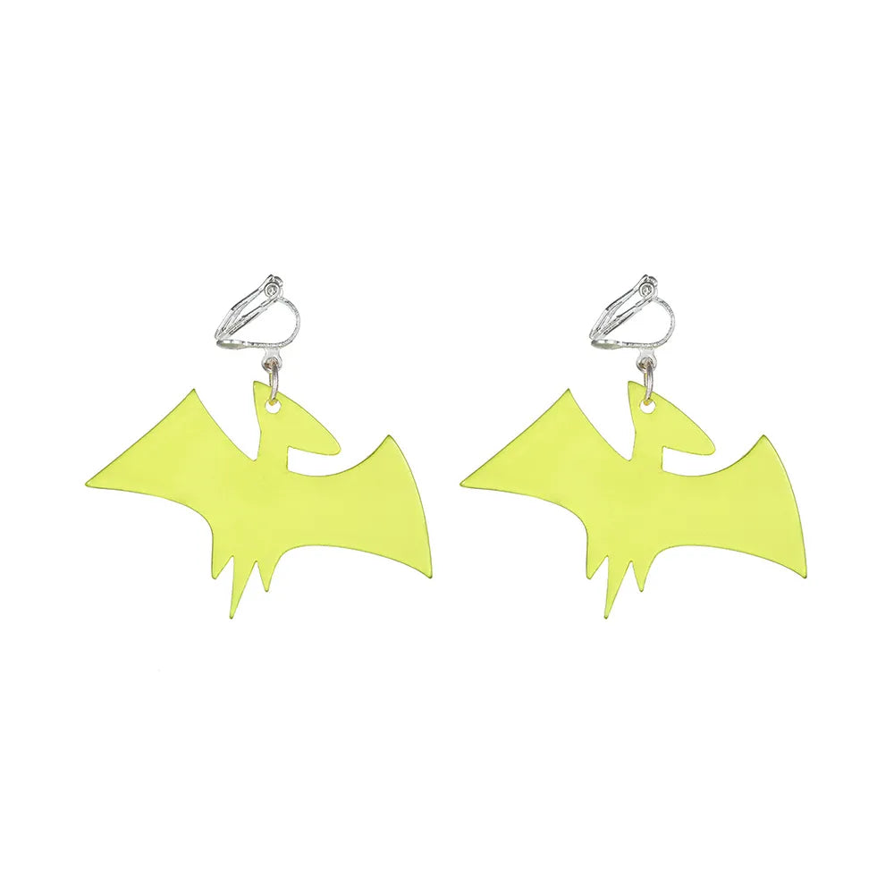 Cartoon Style Dinosaur Arylic Stamping Kid'S Earring 1 Pair