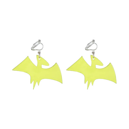 Cartoon Style Dinosaur Arylic Stamping Kid'S Earring 1 Pair