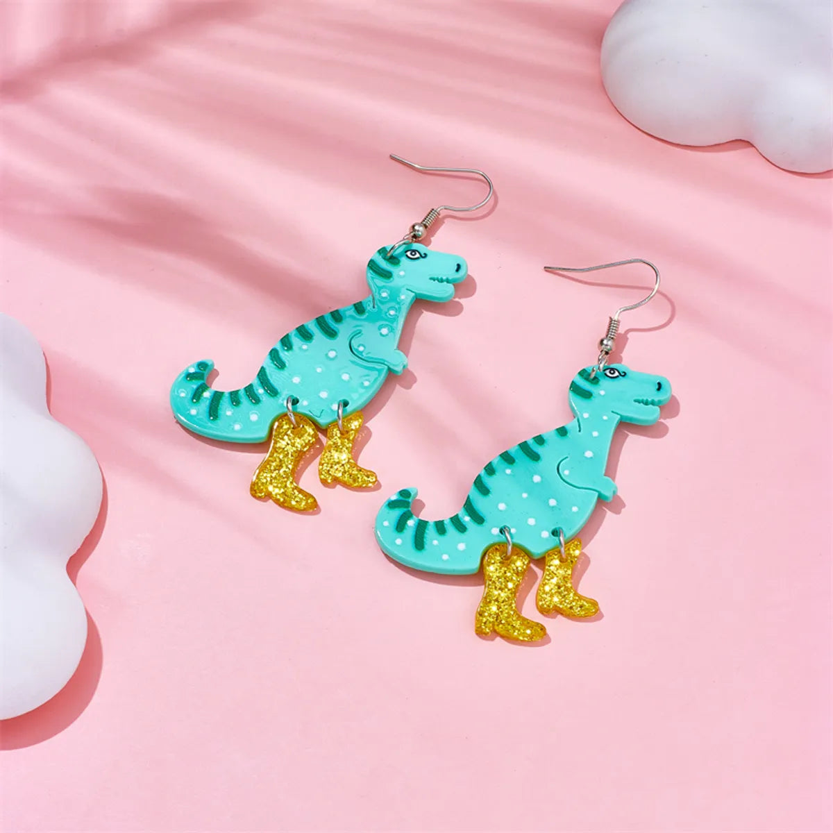 1 Pair Cartoon Style Dinosaur Arylic Drop Earrings