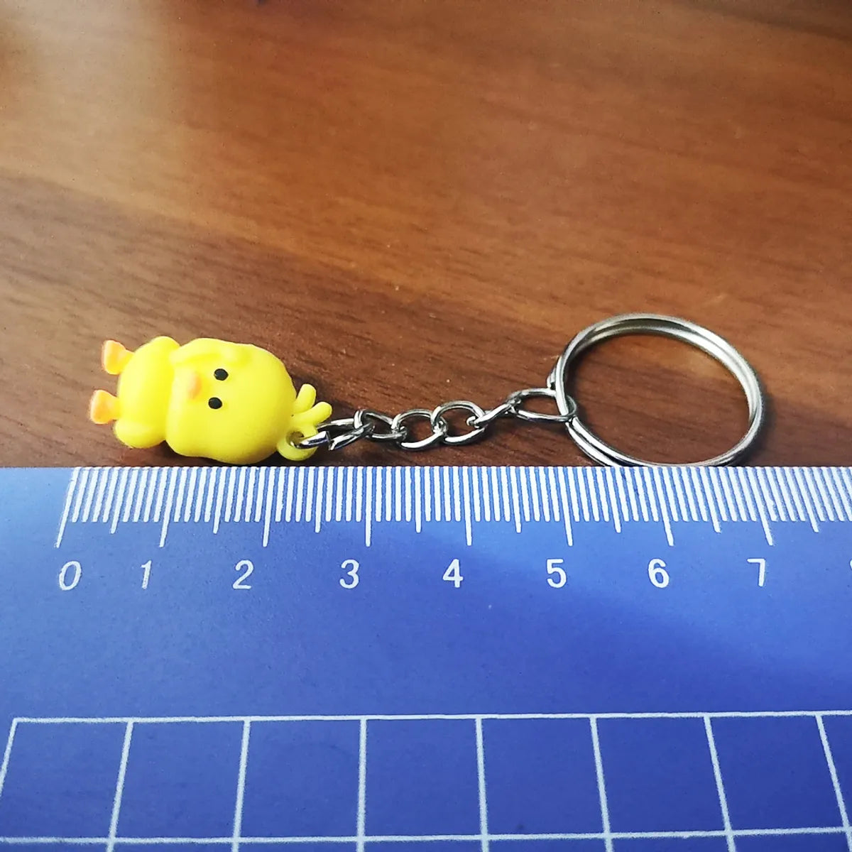 Cartoon Style Duck PVC Unisex Bag Pendant Keychain