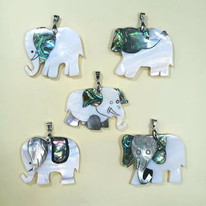 Cartoon Style Elephant Shell Jewelry Accessories