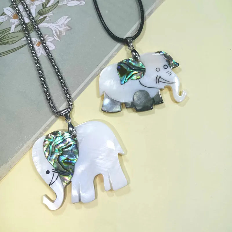 Cartoon Style Elephant Shell Jewelry Accessories