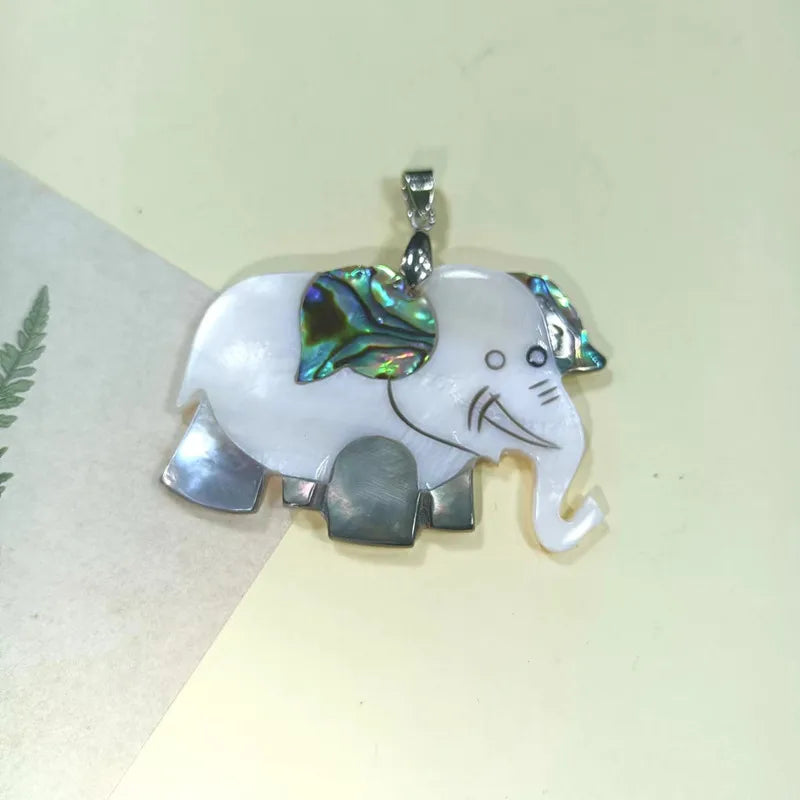 Cartoon Style Elephant Shell Jewelry Accessories