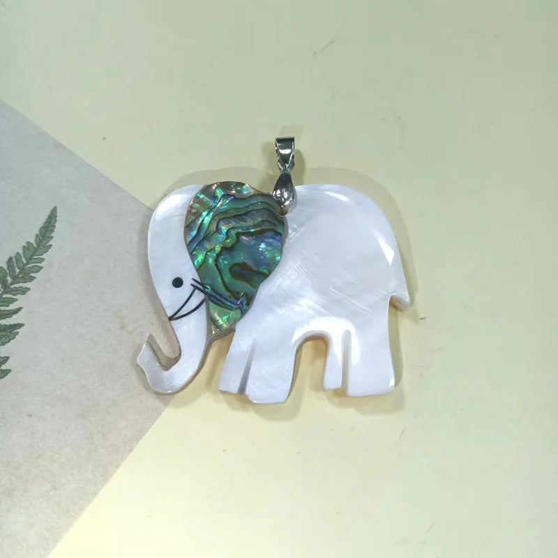 Cartoon Style Elephant Shell Jewelry Accessories