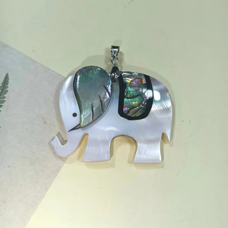 Cartoon Style Elephant Shell Jewelry Accessories