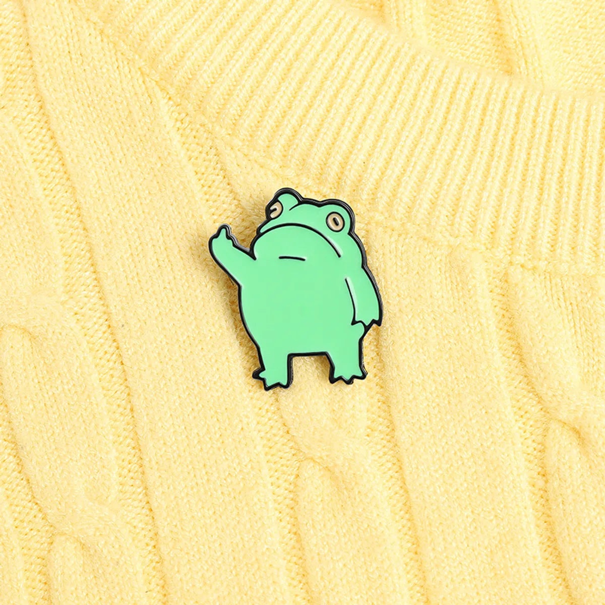 Cartoon Style Frog Alloy Stoving Varnish Unisex Brooches