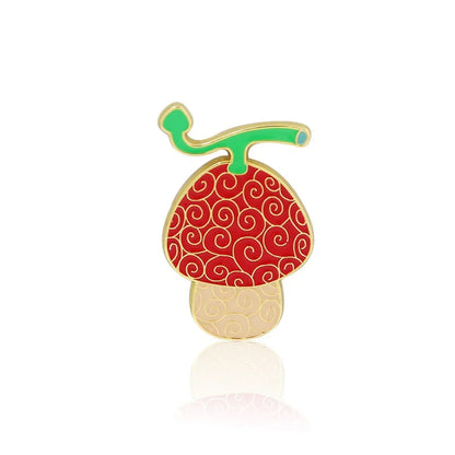 Cartoon Style Fruit Alloy Enamel Unisex Brooches