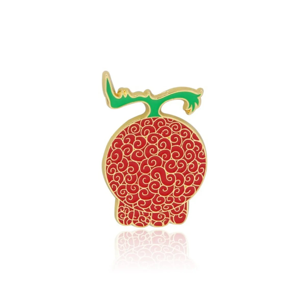 Cartoon Style Fruit Alloy Enamel Unisex Brooches