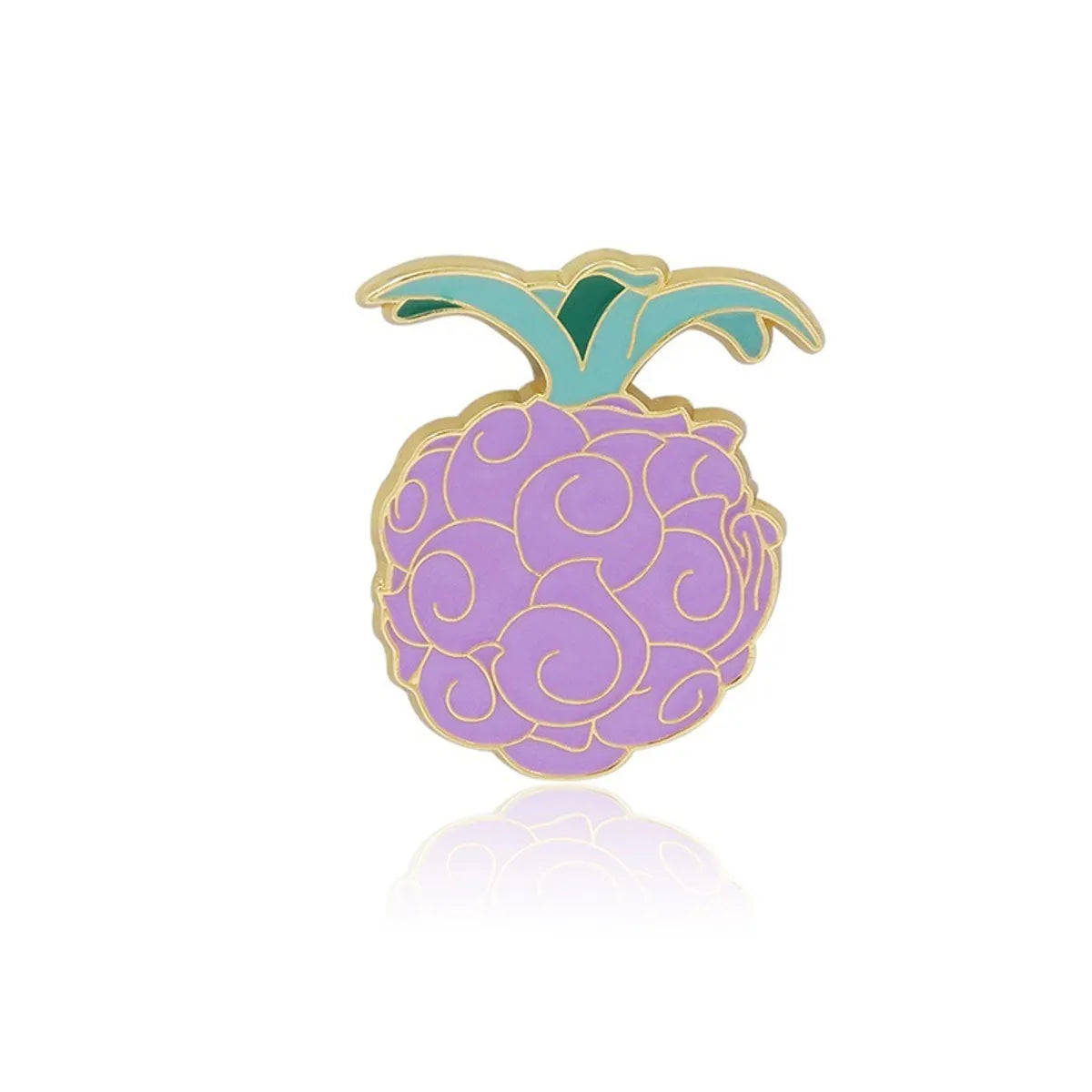 Cartoon Style Fruit Alloy Enamel Unisex Brooches