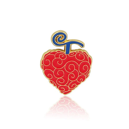 Cartoon Style Fruit Alloy Enamel Unisex Brooches