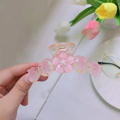 Cartoon Style Fruit Plastic Hair Claws