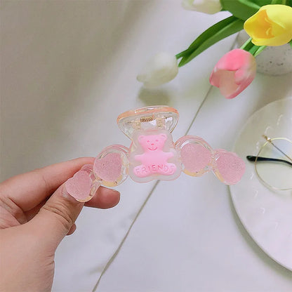 Cartoon Style Fruit Plastic Hair Claws