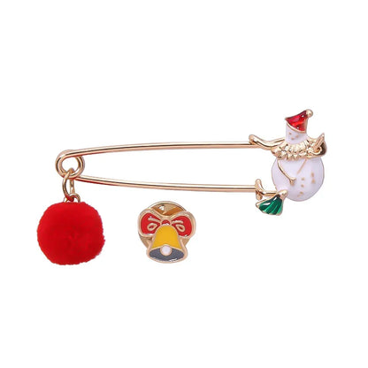 Cartoon Style Geometric Alloy Plating Women'S Cartoon Brooches