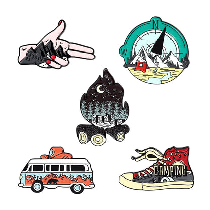 Cartoon Style Gesture Moon Shoe Alloy Plating Unisex Brooches