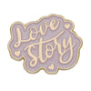 Cartoon Style Guitar Letter Alloy Stamping Stoving Varnish Plating Unisex Brooches