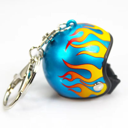 Cartoon Style Helmet Plastic Unisex Bag Pendant Keychain