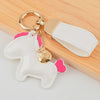 Cartoon Style Horse Pu Leather Unisex Keychain