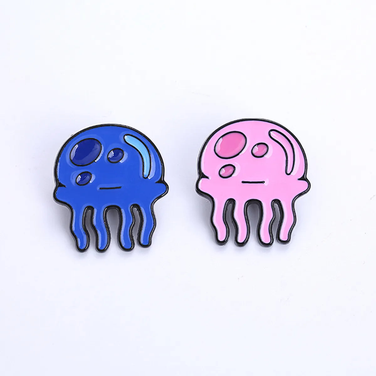 Cartoon Style Jellyfish Alloy Enamel Women'S Brooches