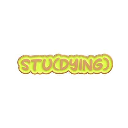 Cartoon Style Letter Alloy Enamel Plating Unisex Brooches