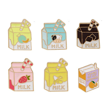 Cartoon Style Letter Alloy Enamel Unisex Brooches