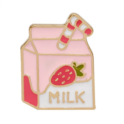 Cartoon Style Letter Alloy Enamel Unisex Brooches