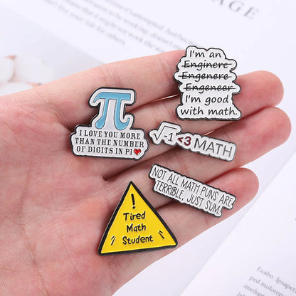 Cartoon Style Letter Alloy Stamping Stoving Varnish Plating Unisex Brooches