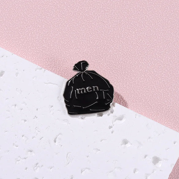 Cartoon Style Letter Alloy Stoving Varnish Unisex Brooches