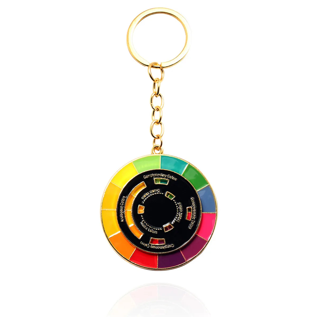 Cartoon Style Letter Color Block Alloy Unisex Keychain