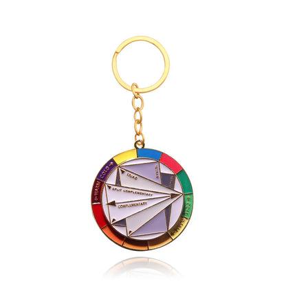 Cartoon Style Letter Color Block Alloy Unisex Keychain