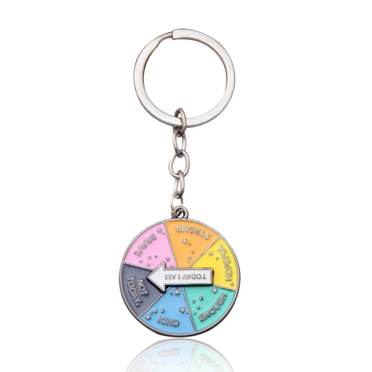 Cartoon Style Letter Color Block Alloy Unisex Keychain