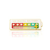 Cartoon Style Letter Color Block Alloy Unisex Keychain