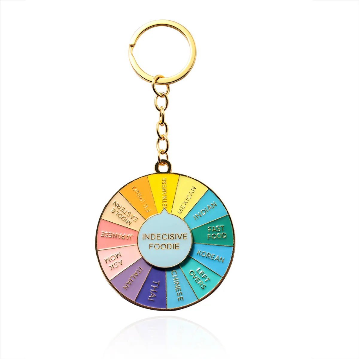 Cartoon Style Letter Color Block Alloy Unisex Keychain