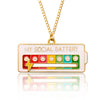 Cartoon Style Letter Color Block Alloy Unisex Keychain
